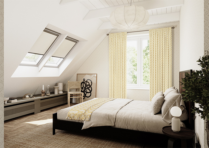 Zap, Butterscotch - Made to Measure Curtains - Image 7